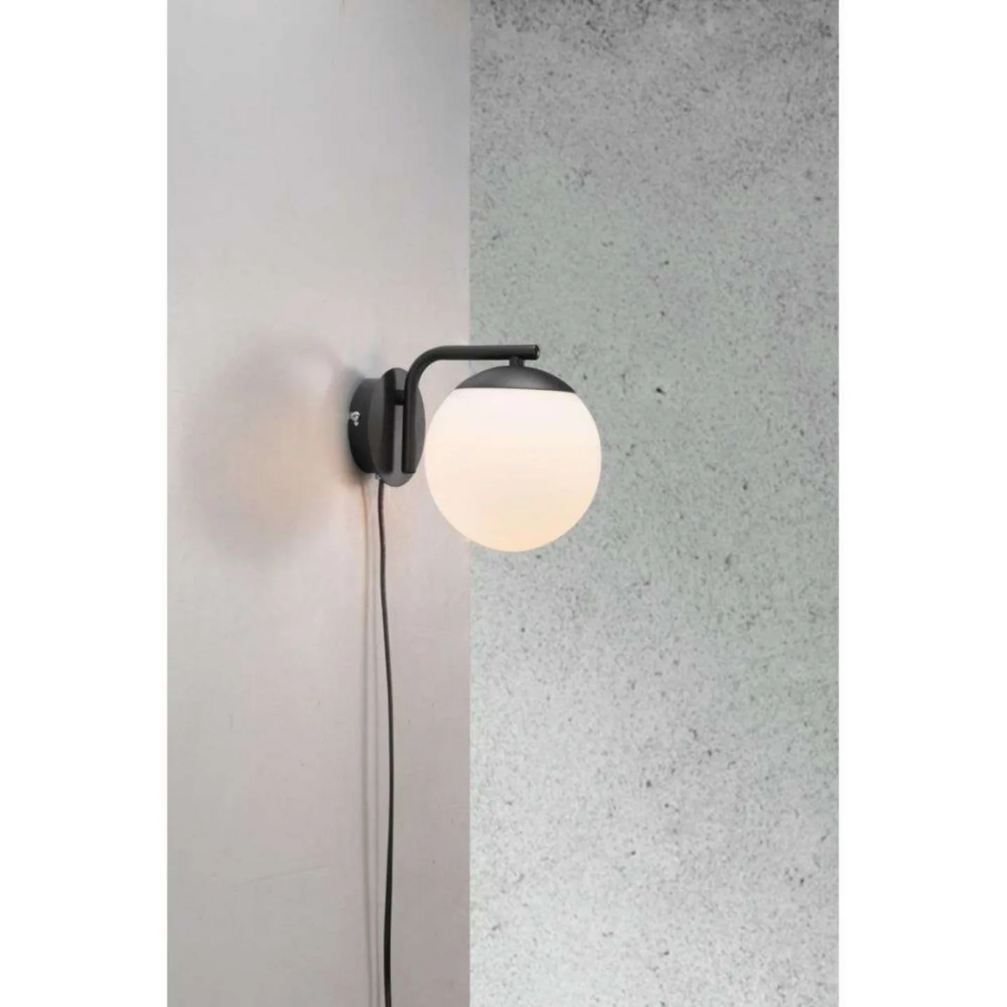 Grant Wandleuchte Black - Nordlux - Wohnzimmer - Metall