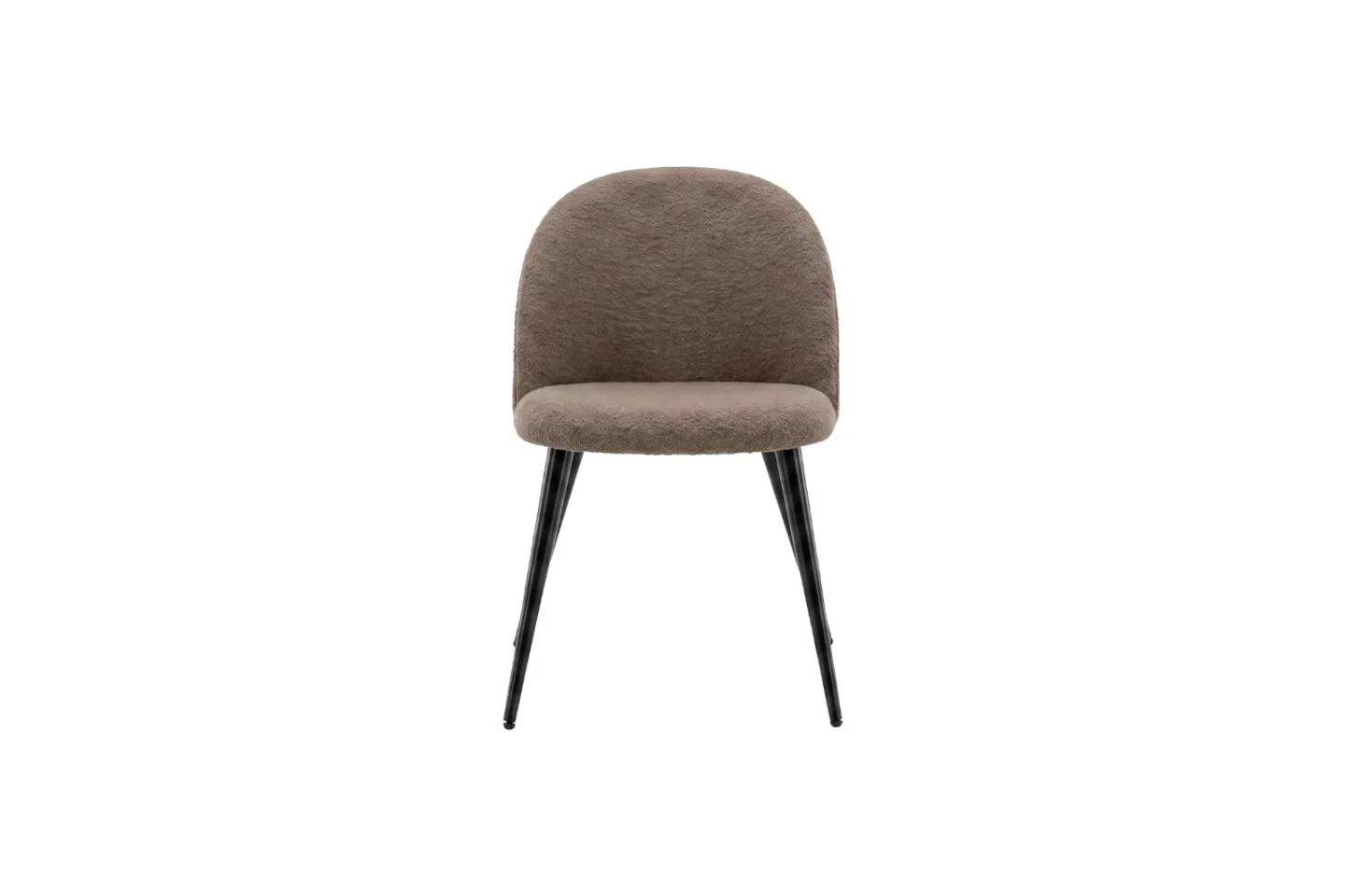 Skagen Esszimmerstuhl Bouclé braun.