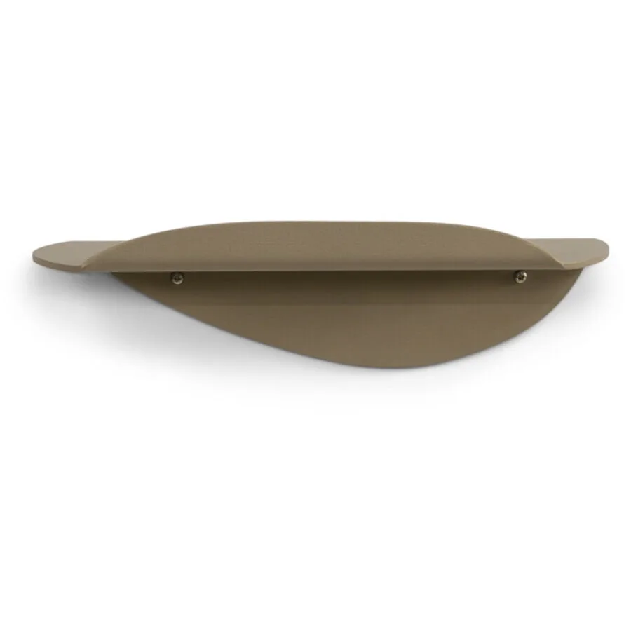 Spinder Design Wandregal Evan champagner Stahl B 34 T 10 cm