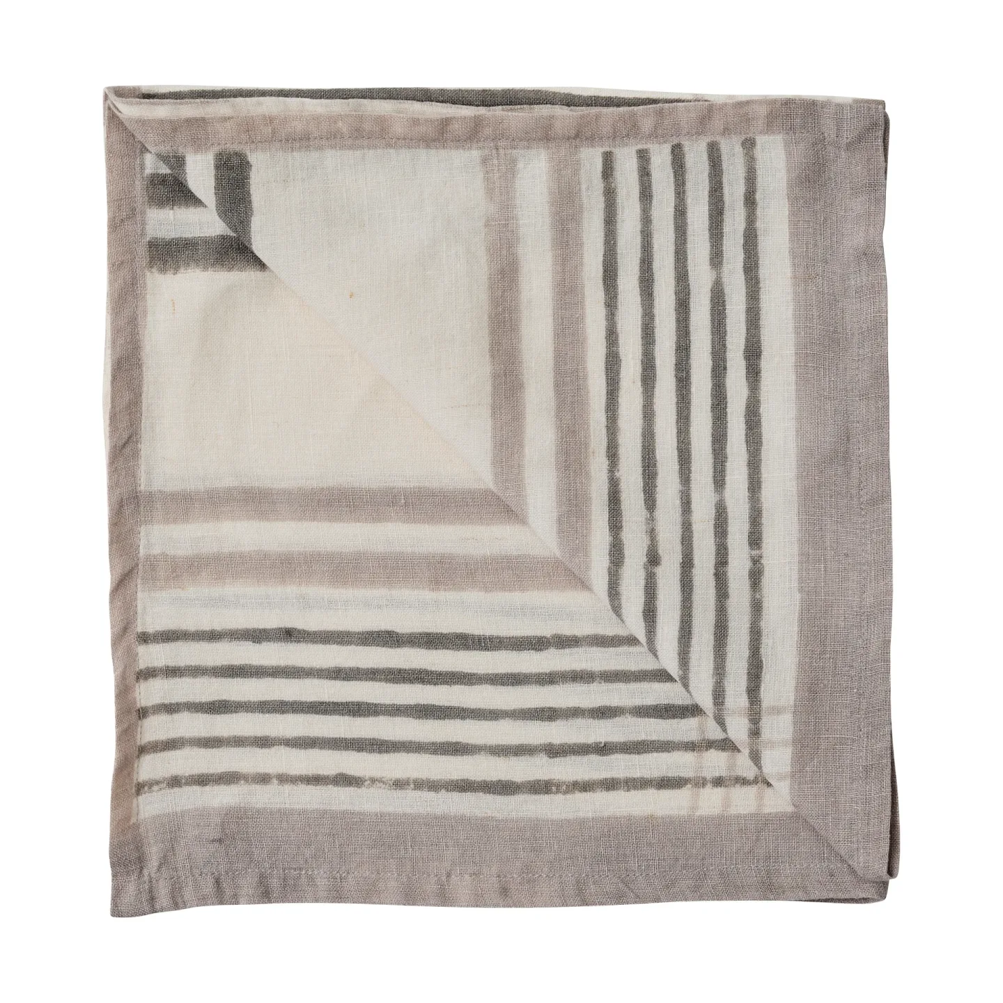 Tell Me More Ella Serviette 50x50 cm Grey checkered