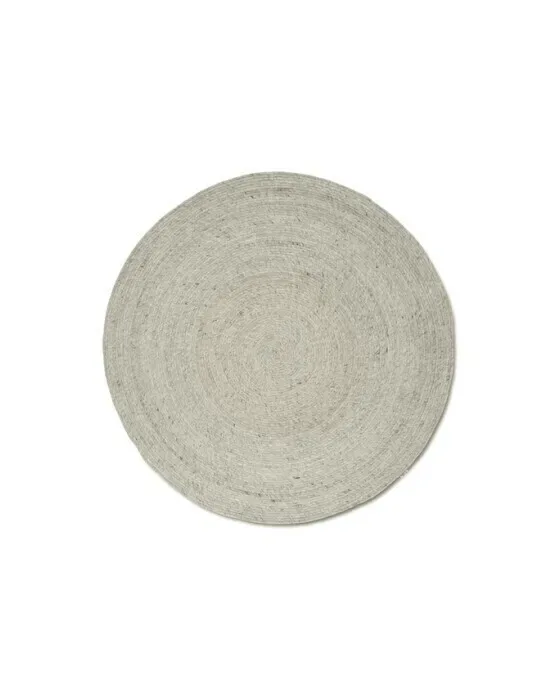 Merino tæppe rundt concrete