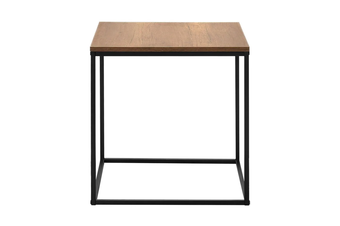 Ajmit Sidobord 50x52 cm Brun - Hanah Home