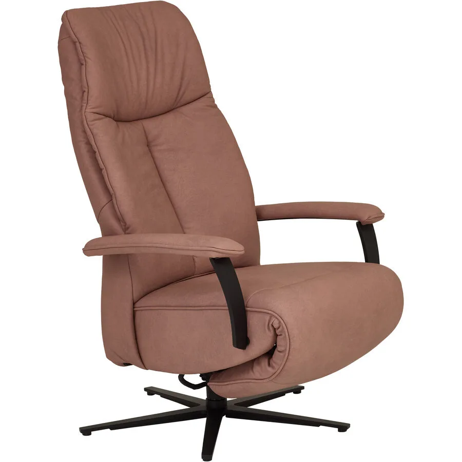 Relaxsessel Serano lachs Leder T 87 B 71 H 116 cm