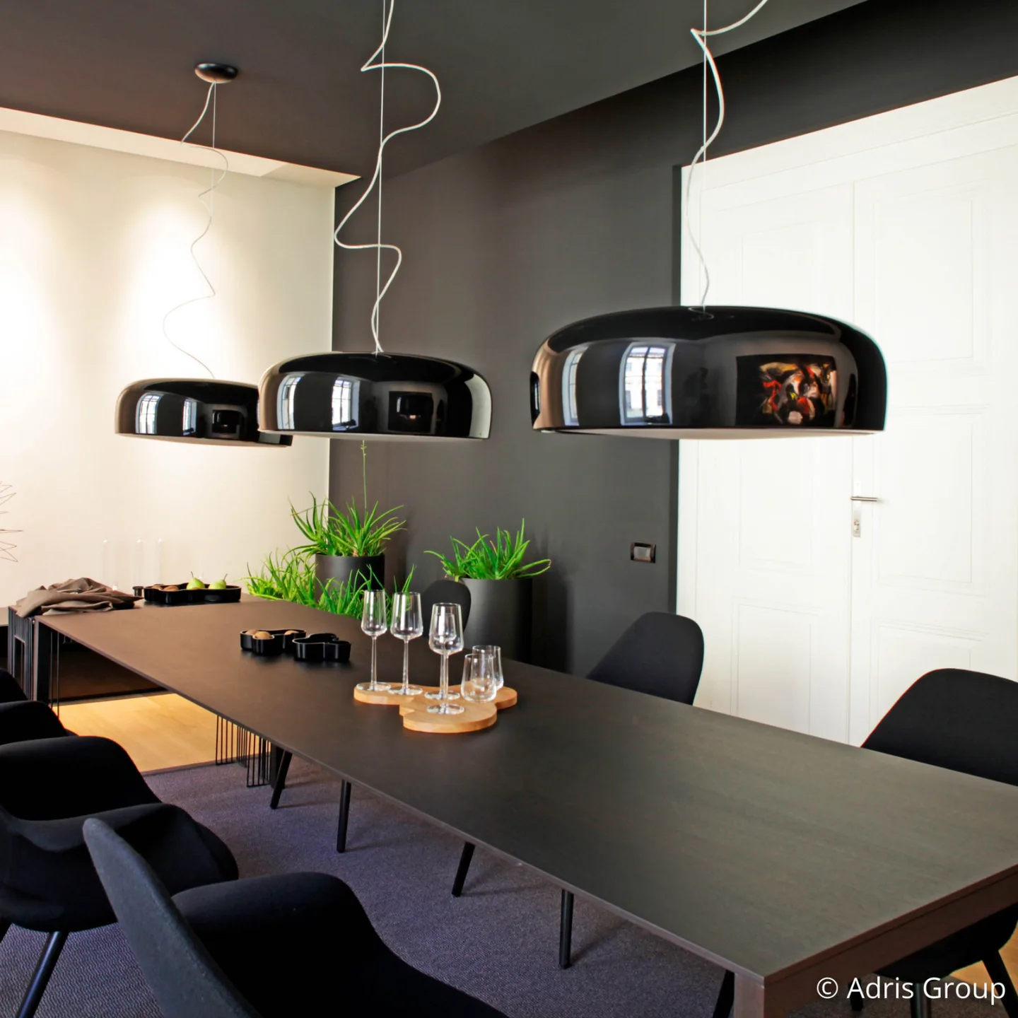 Smithfield S Pro Pendelleuchte Schwarz - Flos - Wohnzimmer - Design - Metall - Einflammig