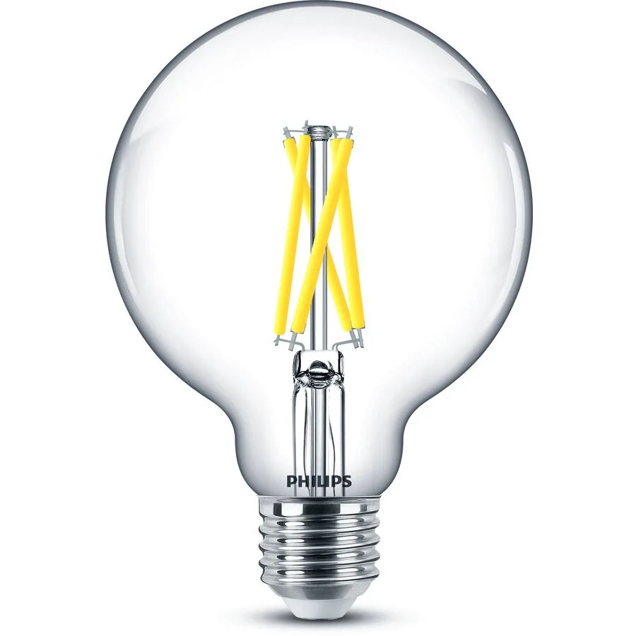 Leuchtmittel Philips Glas E27 5.9 W - Farbe: klar - LED - Lichtfarbe: Extra warmweiss - LED Leuchtmittel
