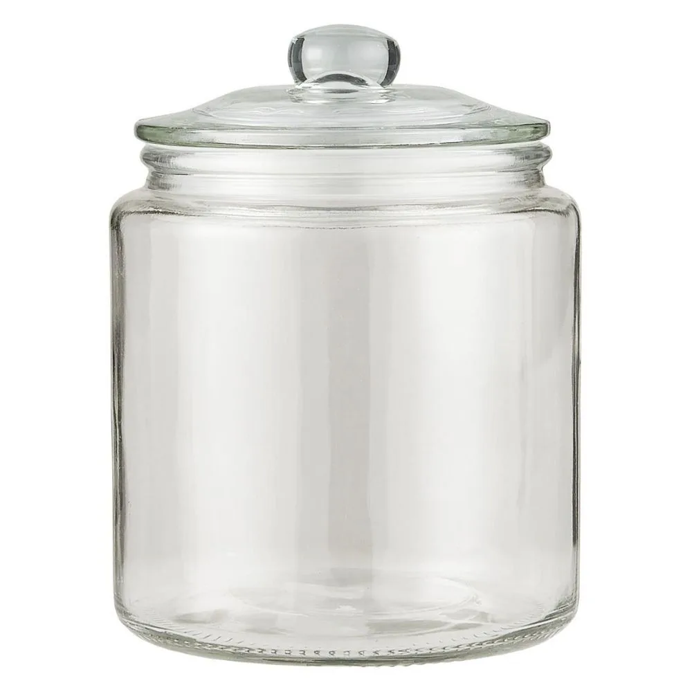 Glasburk med glaslock 1,9 L