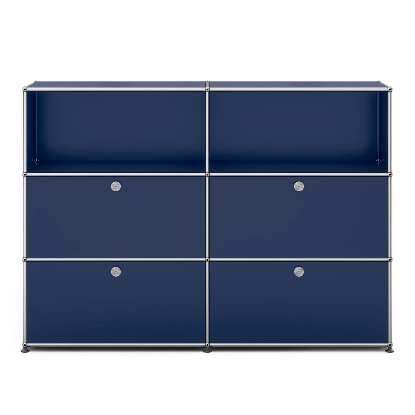 USM - USM Haller M64 34 Steel Blue - Skänkar och sideboards - Fritz Haller & Paul Schärer - Blå - Metall