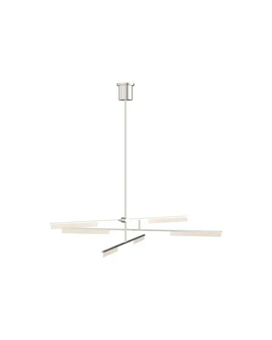Klee 6-Light Chandelier Polished Nickel