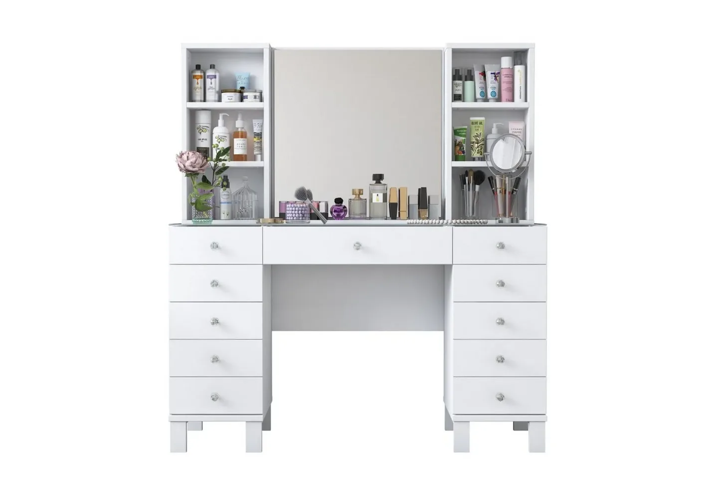 Ceylon Sminkbord 120 cm - Vit