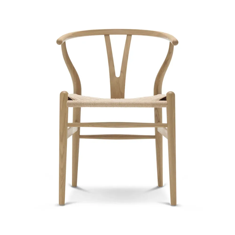 Carl Hansen & Søn CH24 Y-stol Såpad ek-naturflätad