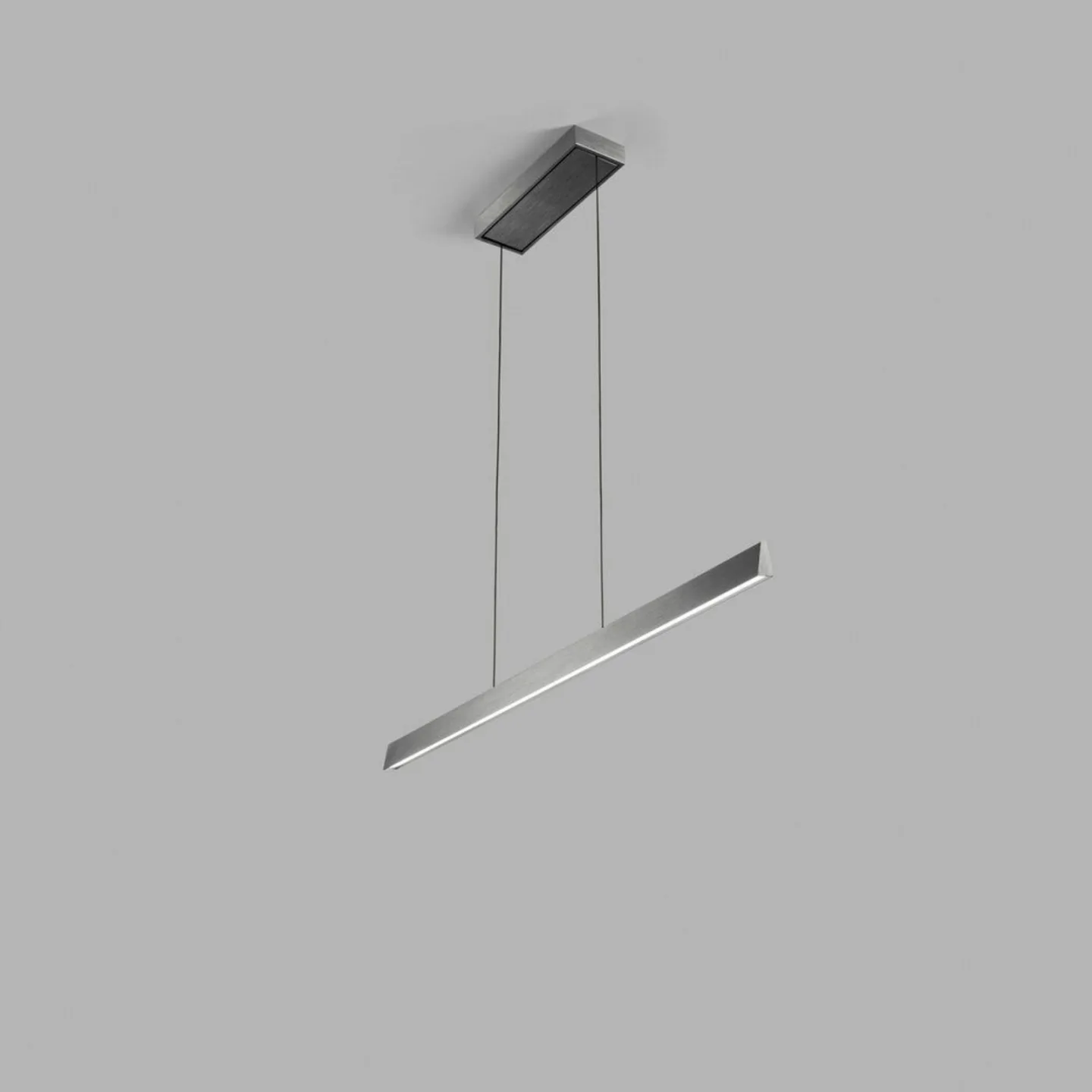 Edge Linear S1000 Pendelleuchte Titanium - LIGHT-POINT - Wohnzimmer - Design - Aluminium