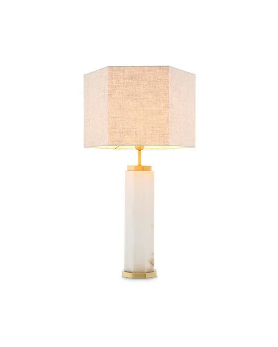 Newman bordlampe alabast
