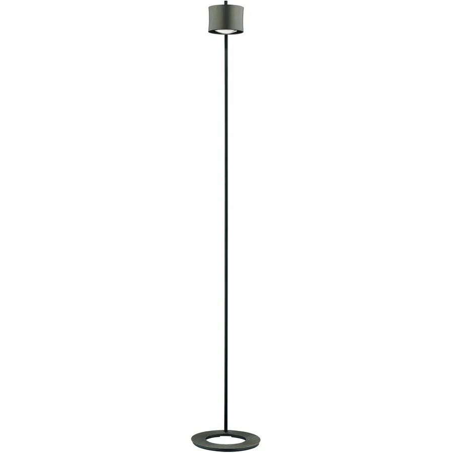 Designer-Stehlampe Bankamp Impulse bronze dimmbar H 155 cm - LED - Lichtfarbe: Extra warmweiss - Material: Aluminium/Eisen/Glas - Designer-Stehlampe-