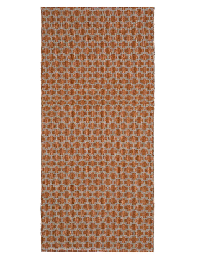 Plastmatter - Horredsmattan Lexi (oransje) (Størrelse: 100 x 150 cm)