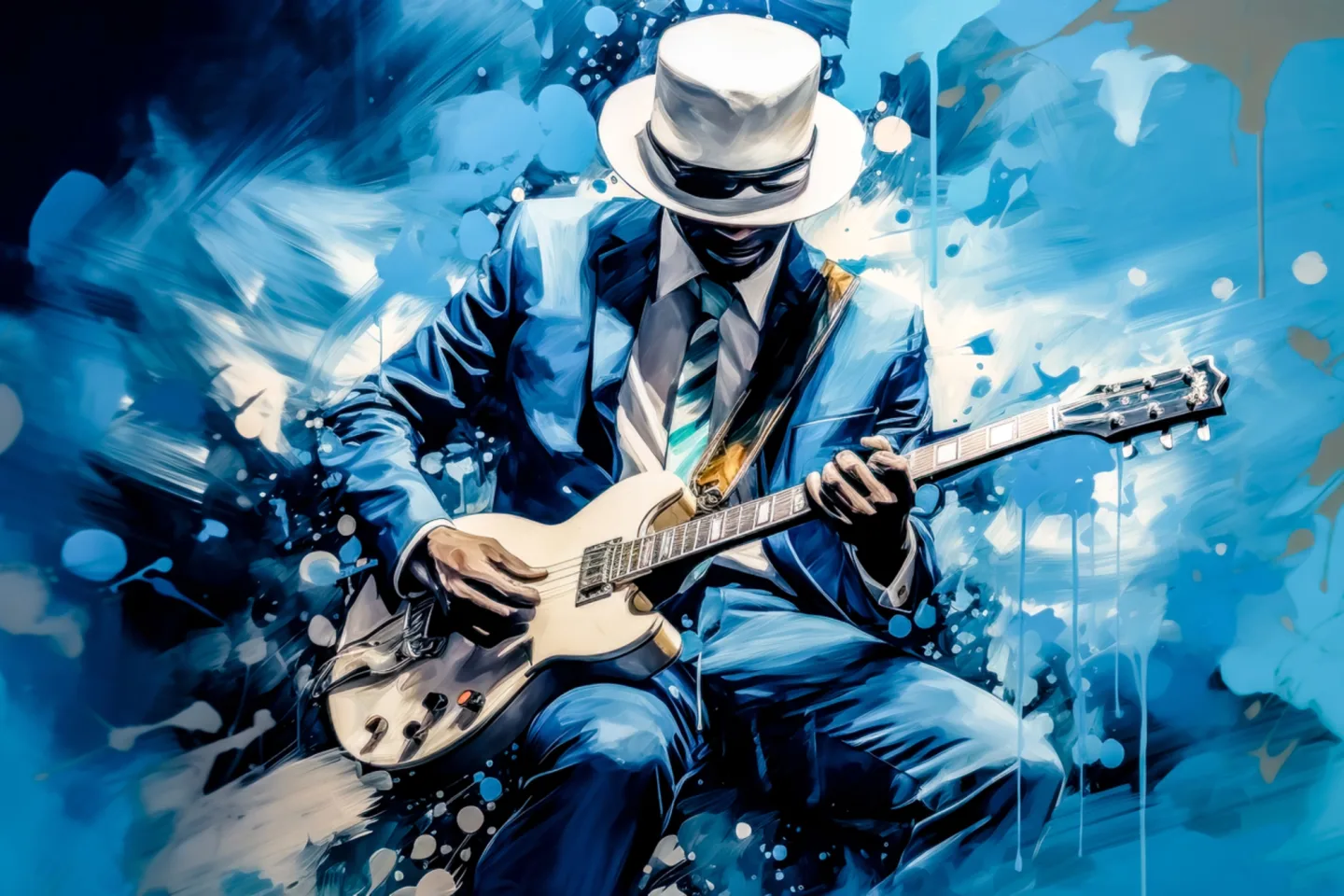image LAND Canvas Blue Music | Schubiger Möbel