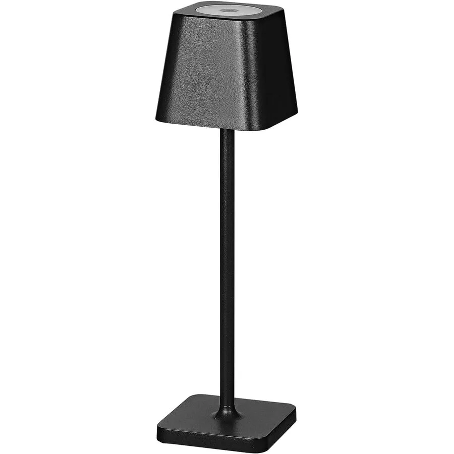 Tischlampe Smukke Schwarz Aluminium B 9 H 31 cm - Tischlampe