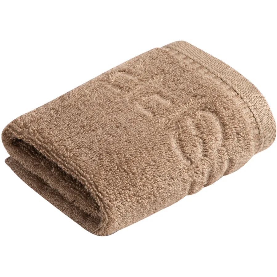 Esprit Lavette Modern Solid mocca Baumwolle B 30 T 30 cm