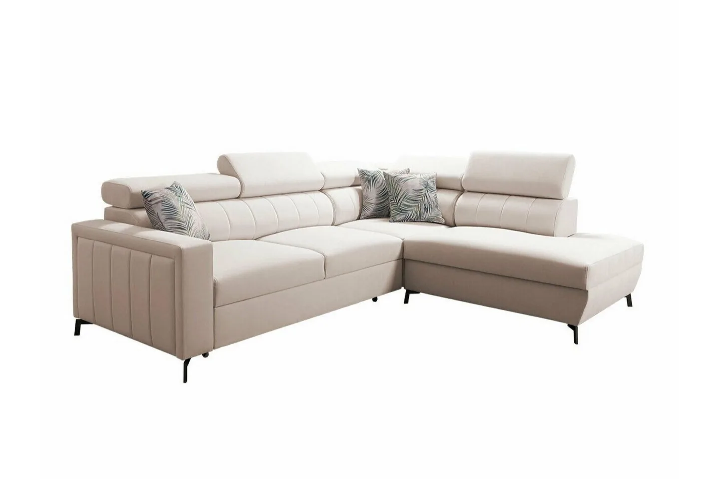 Galbally 3-sits Hörnbäddsoffa -