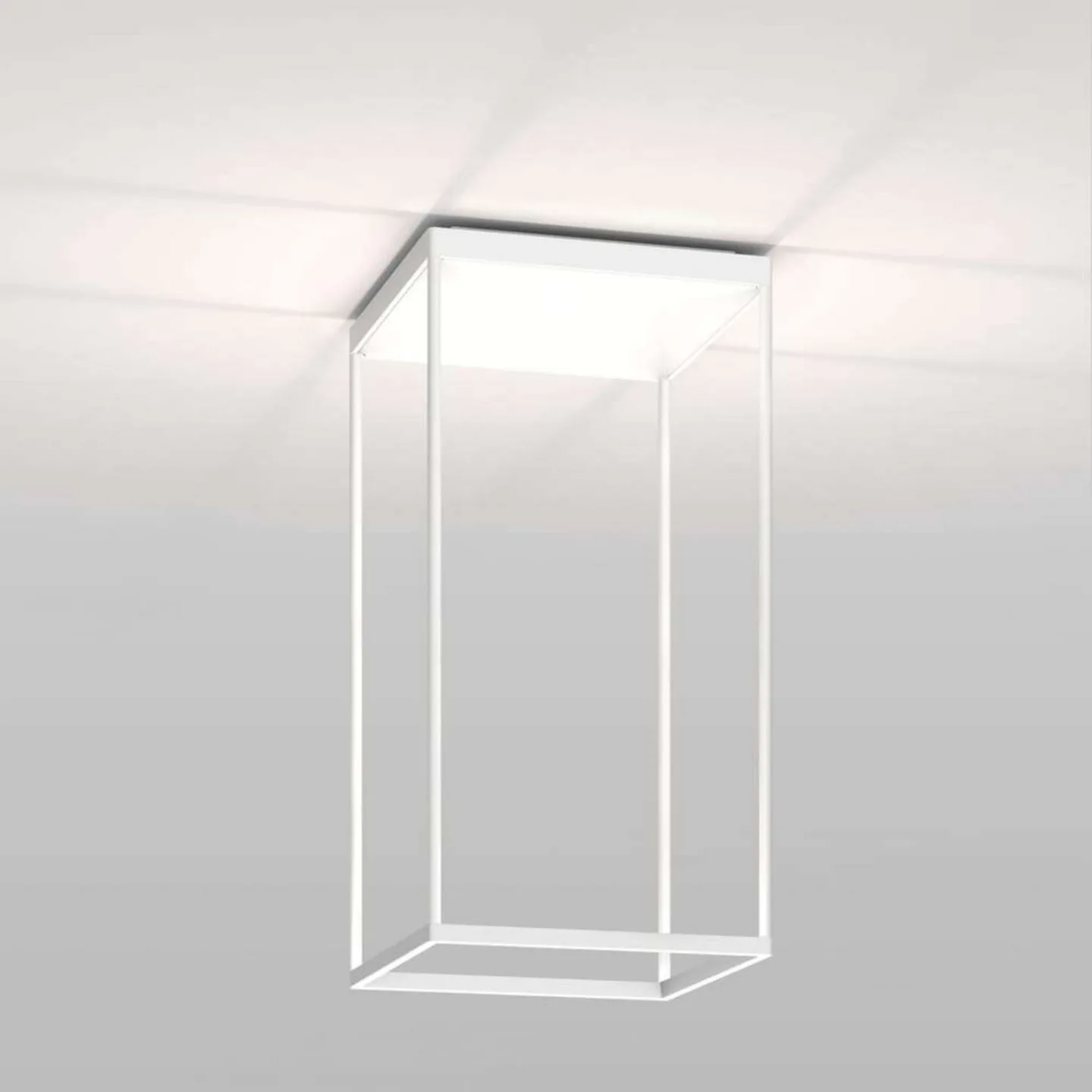 Reflex 2 LED-Deckenleuchte, 65 cm, weiß - Serien Lighting - Wohnzimmer - Aluminium