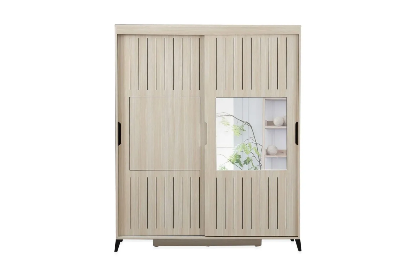 Comfortale Garderob 160 - Ljus Trä