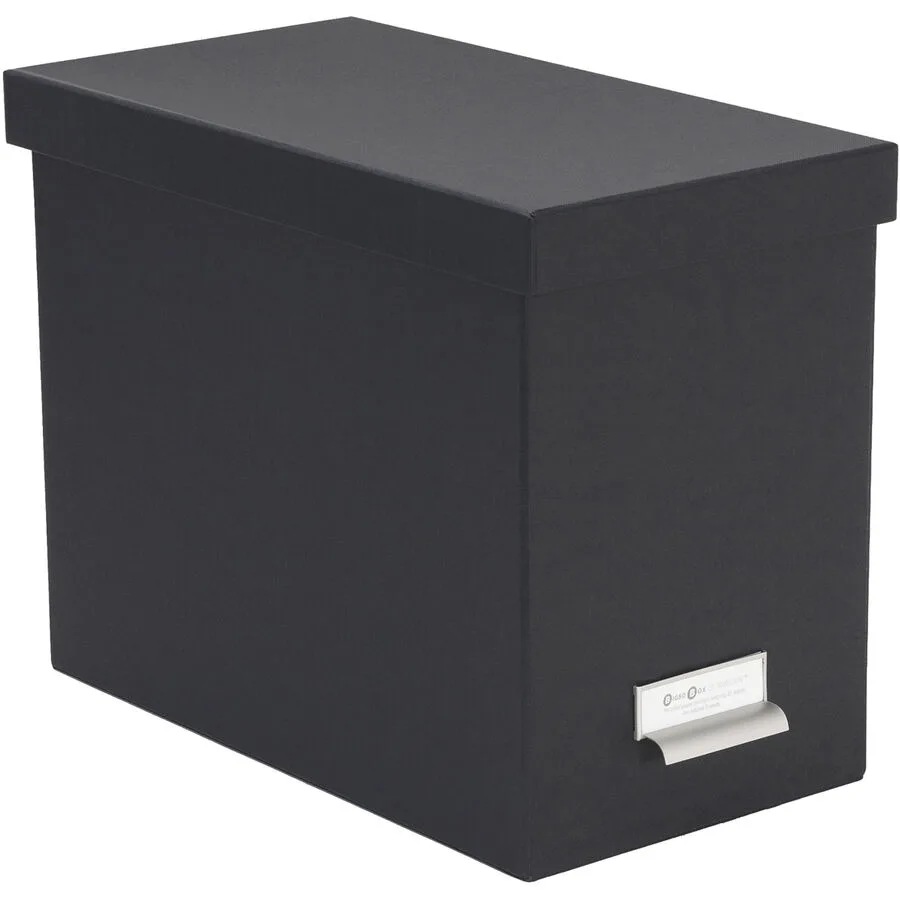 Hängeregisterbox Bigso Box dunkelgrau Papier/Metall B 18.5 T 35 cm