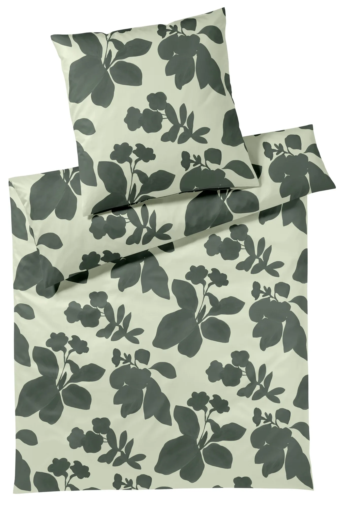 Elegante Bettwäsche Shadows Forest Green | Schubiger Möbel