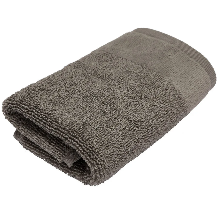 Living Home Handtuch Softfeel anthrazit Baumwolle