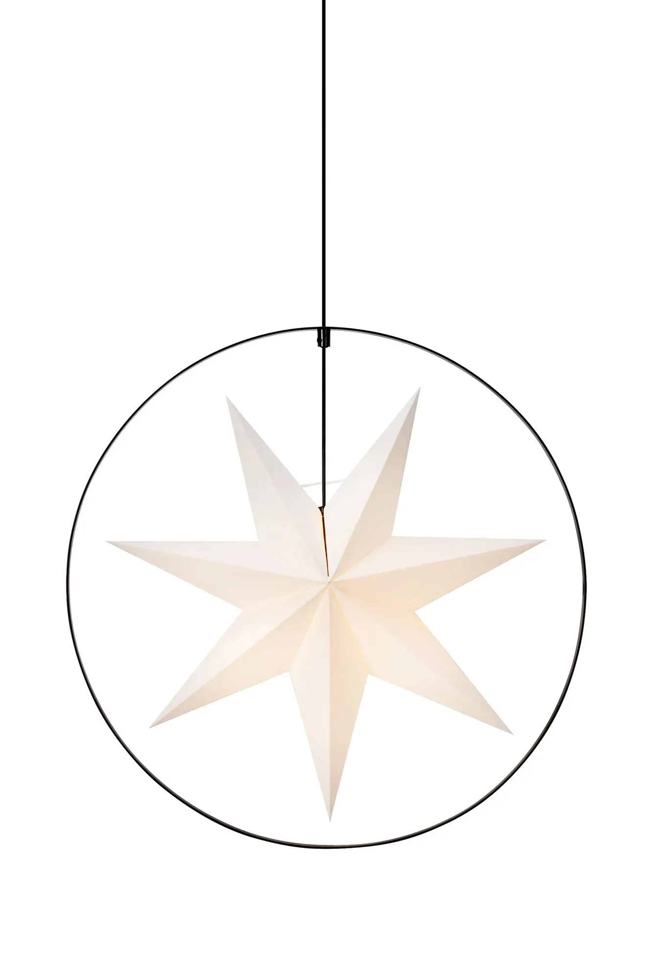 Luni Stern Weiß 38 cm