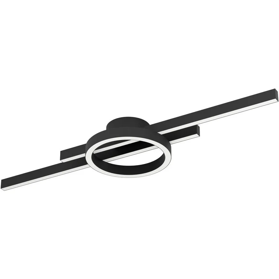 Eglo Deckenlampe Amandolo Schwarz Aluminium/Stahl 20 cm 7.5 cm - LED - LED Energiesparlampen