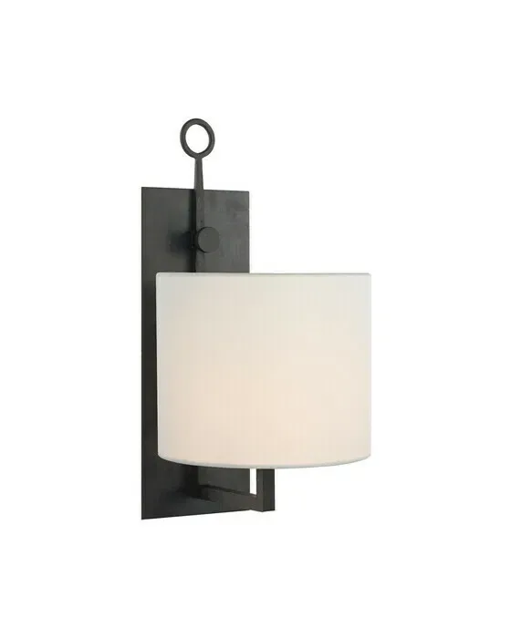 Aspen Iron Wall Lamp Black