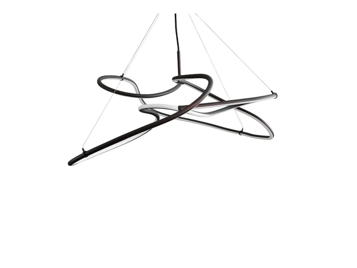 Ghost Kronleuchter Mini Burned Schwarz - 101 Copenhagen - Wohnzimmer - Modern - Metall