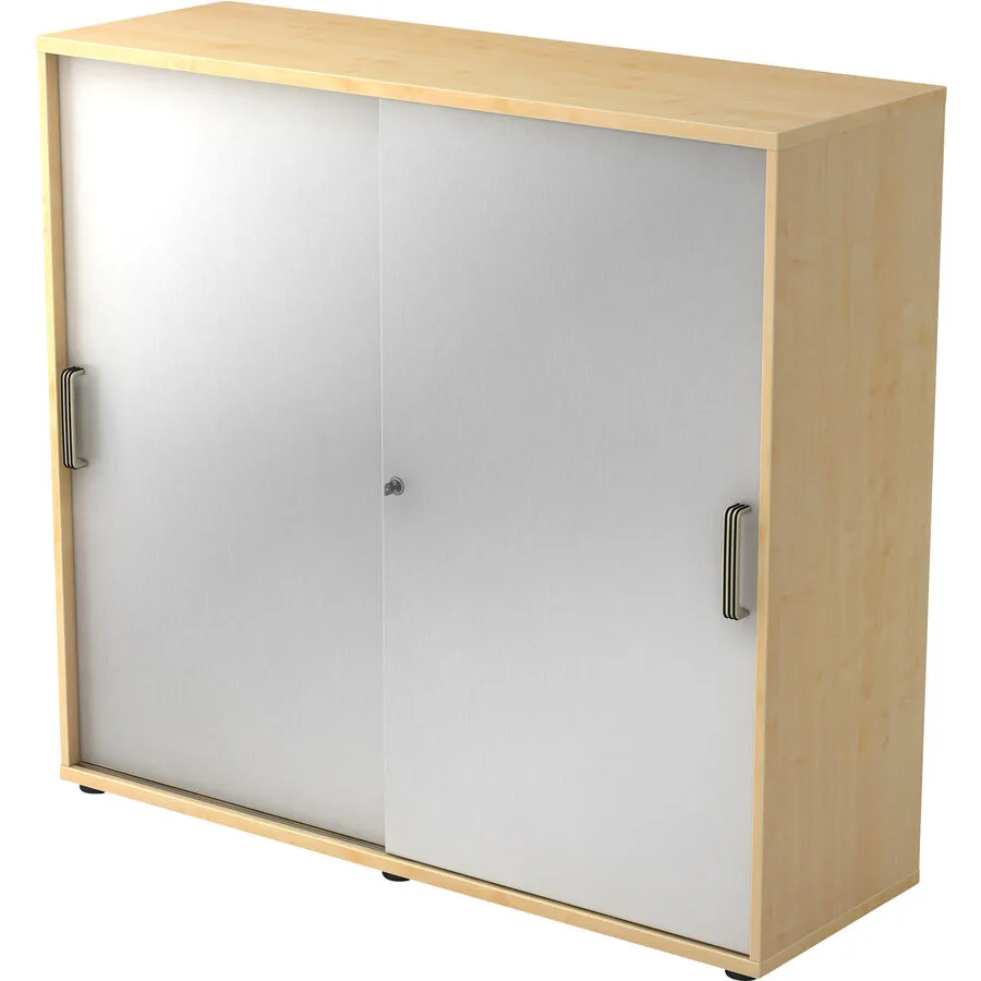 Aktenschrank Office silber Holzwerkstoff B 120 H 110 cm
