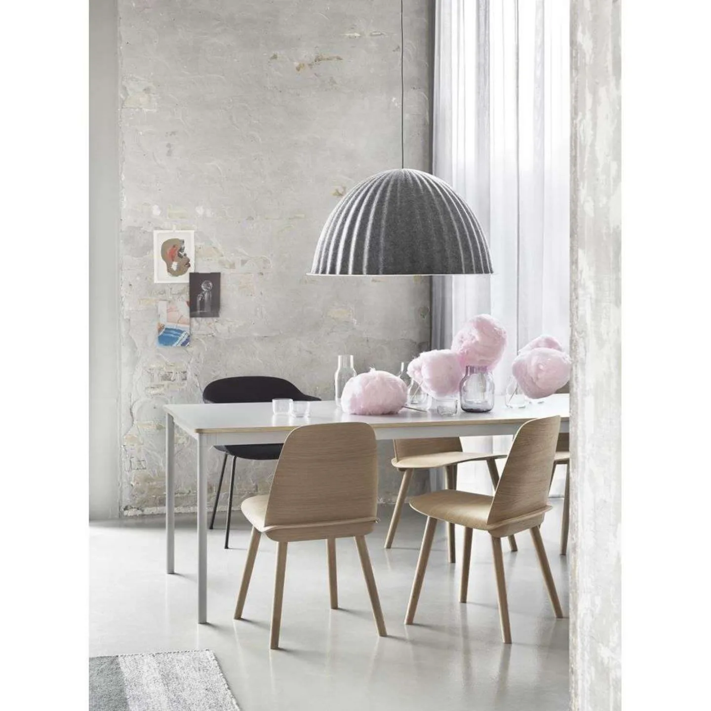 Under The Bell Pendel Ø55 Dark Green - Muuto - Stue - Stof / tekstil