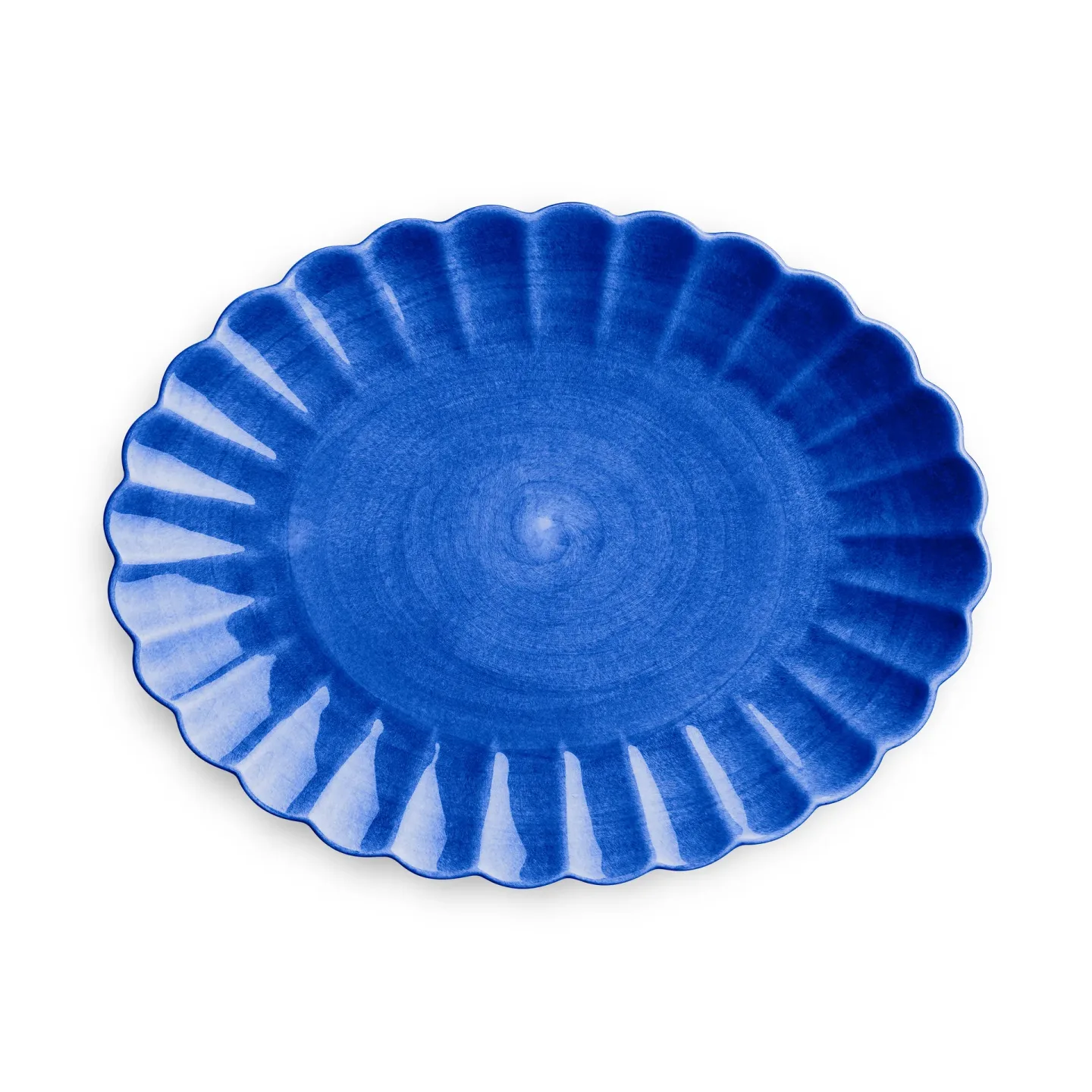Mateus Oyster Teller 30 x 35cm Blau