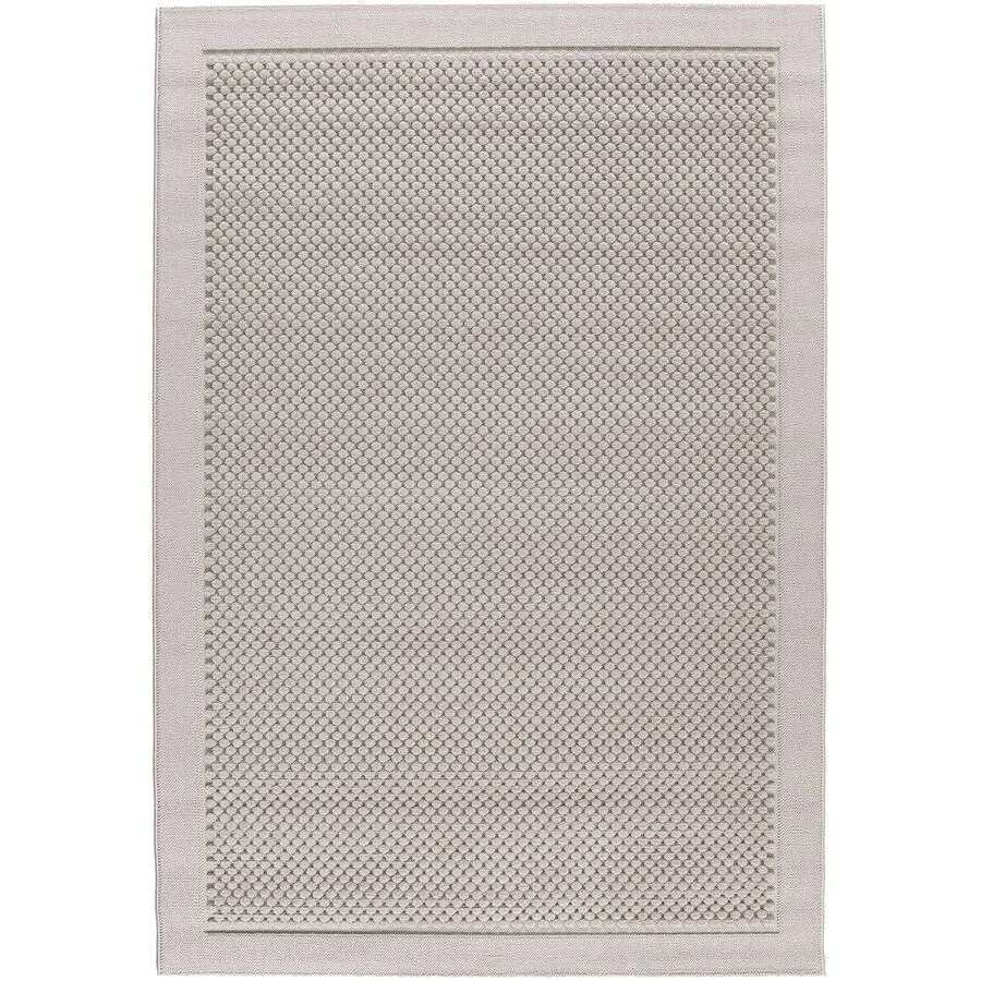 Teppich Fira Grau Polyester 160 cm 230 cm - Farbe: hellgrau