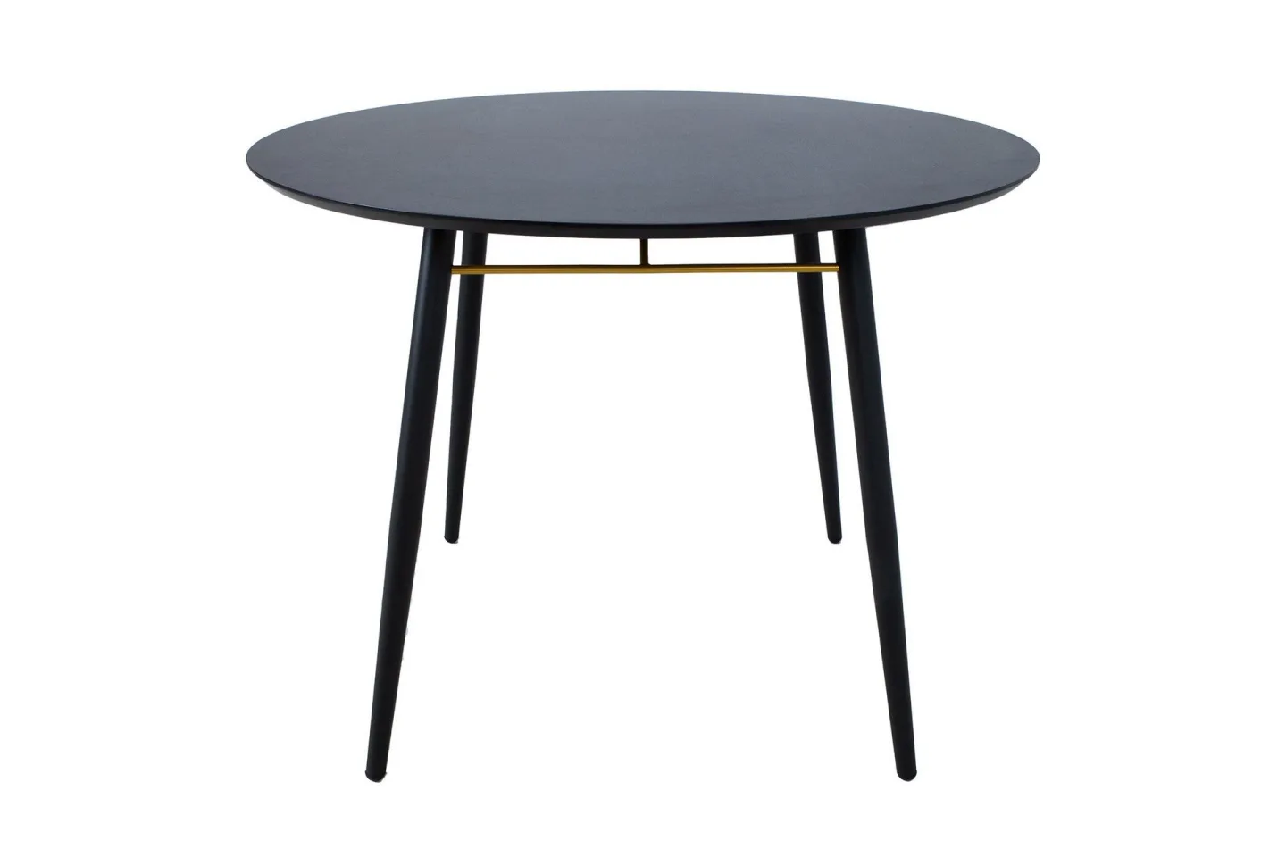 Luxemburg Matbord 100 cm Svart/Kopper -