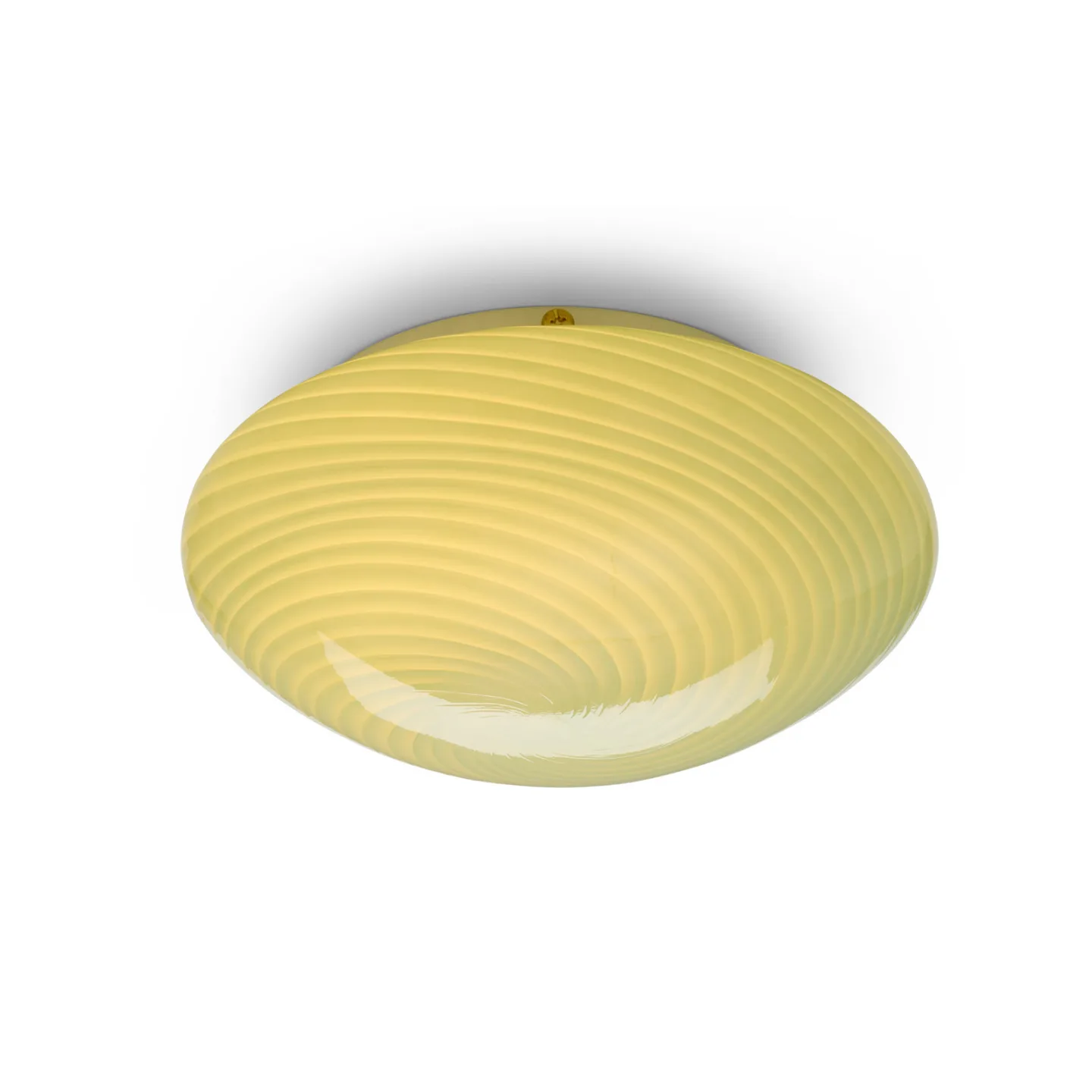 CANDY Deckenleuchte, oliv, Ø 30 cm, Glas, E27 - Halo Design - Wohnzimmer - Einflammig