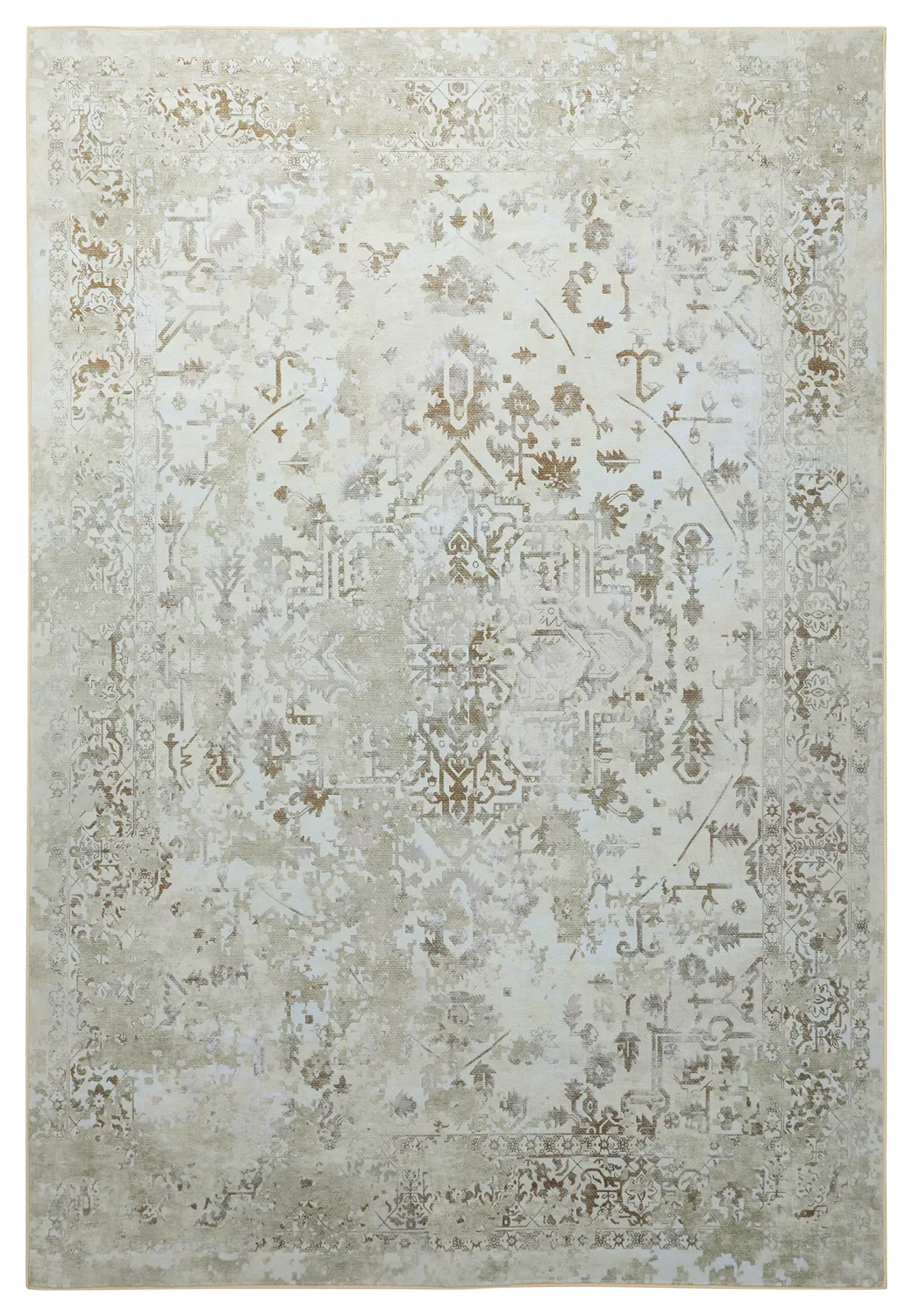 Wilton-teppe - Mateur (beige) (Størrelse: 240 x 340 cm)