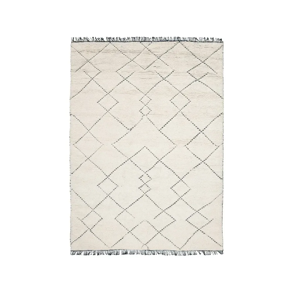 Linie Design Torun Teppich Black, 140 x 200cm