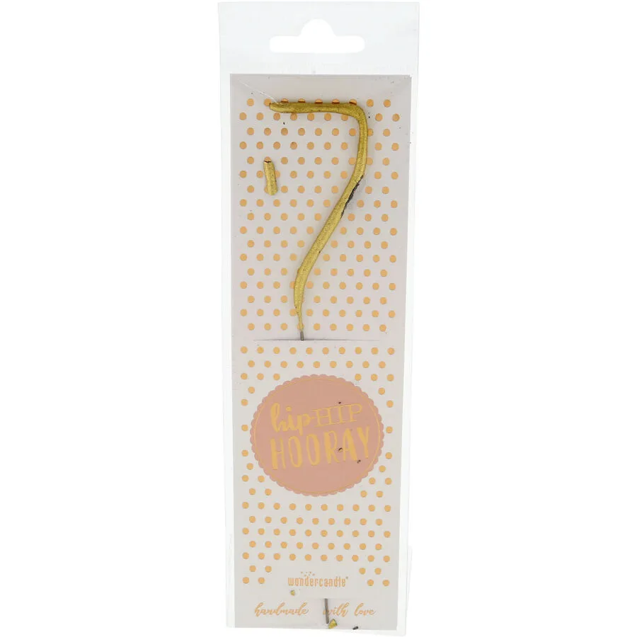 Tortendekoration Office gold Draht H 21.5 cm