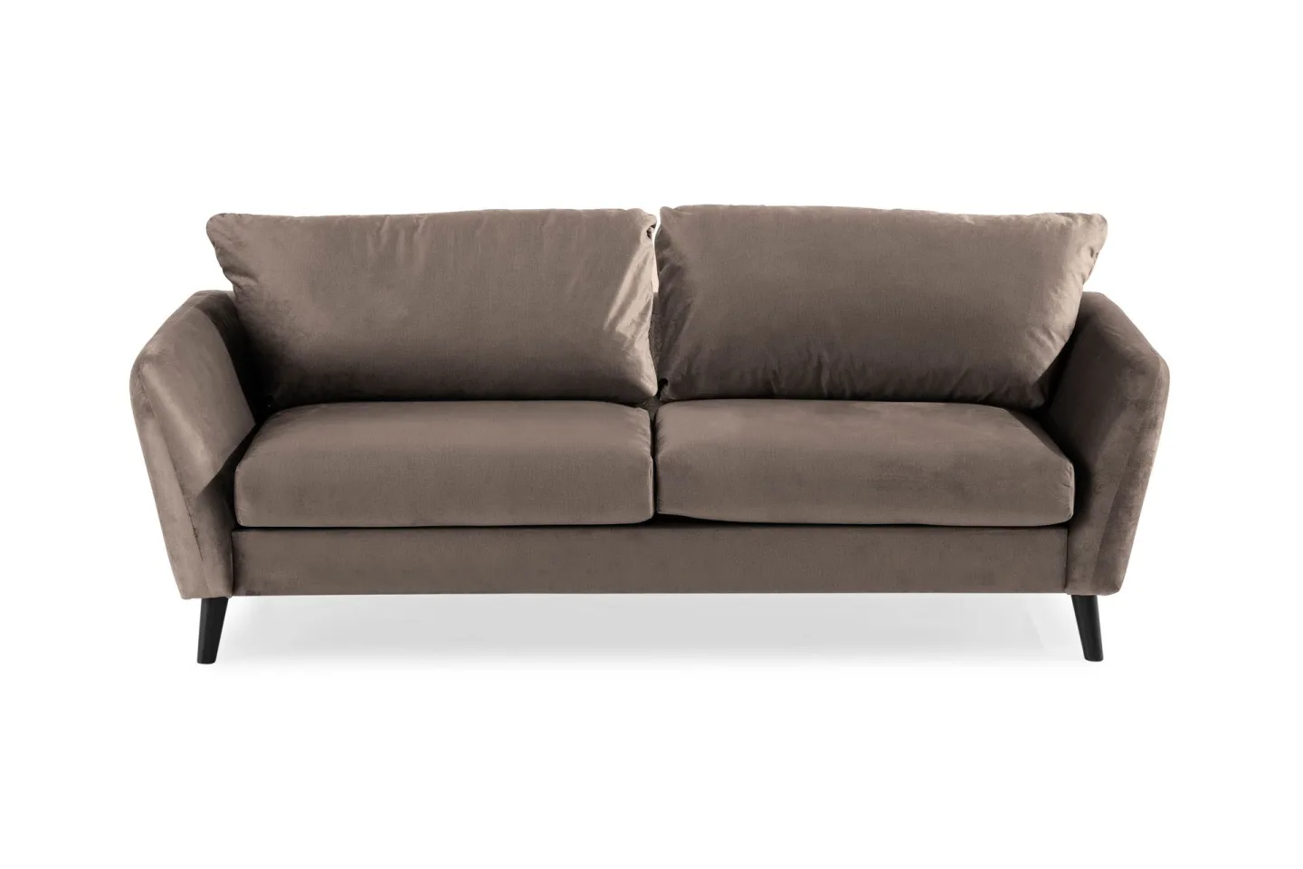 Trend 3-sits Sammetssoffa - Brun