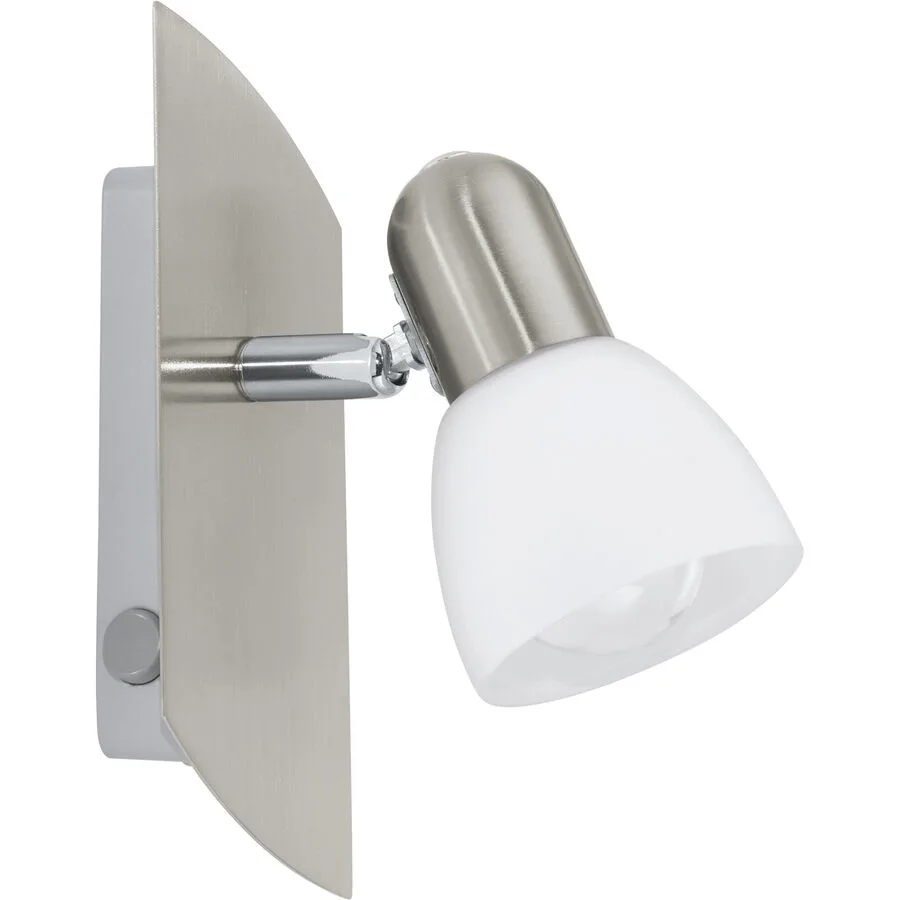 Eglo Spot Enea Grau Stahl 7 cm - Farbe: Nickel matt