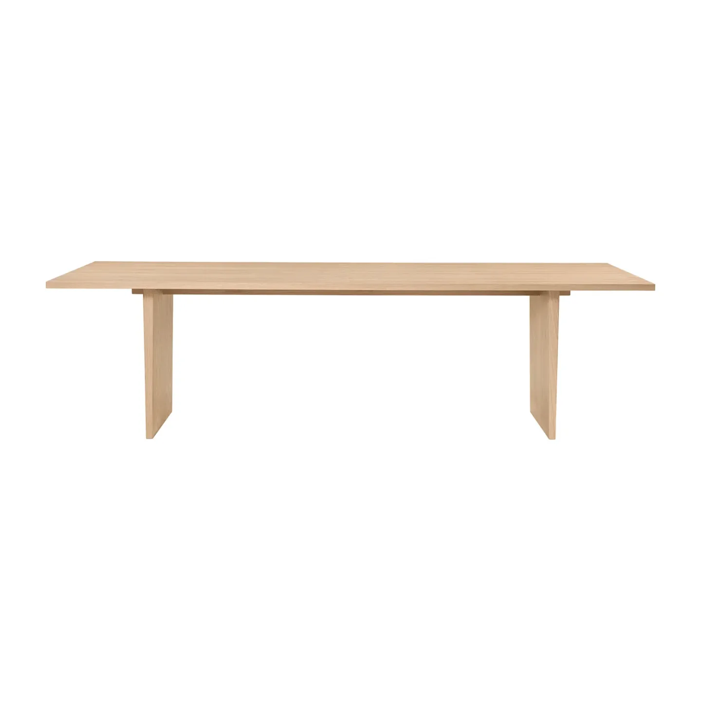 GUBI Private matbord 100x260 cm Ljusbetsad ek