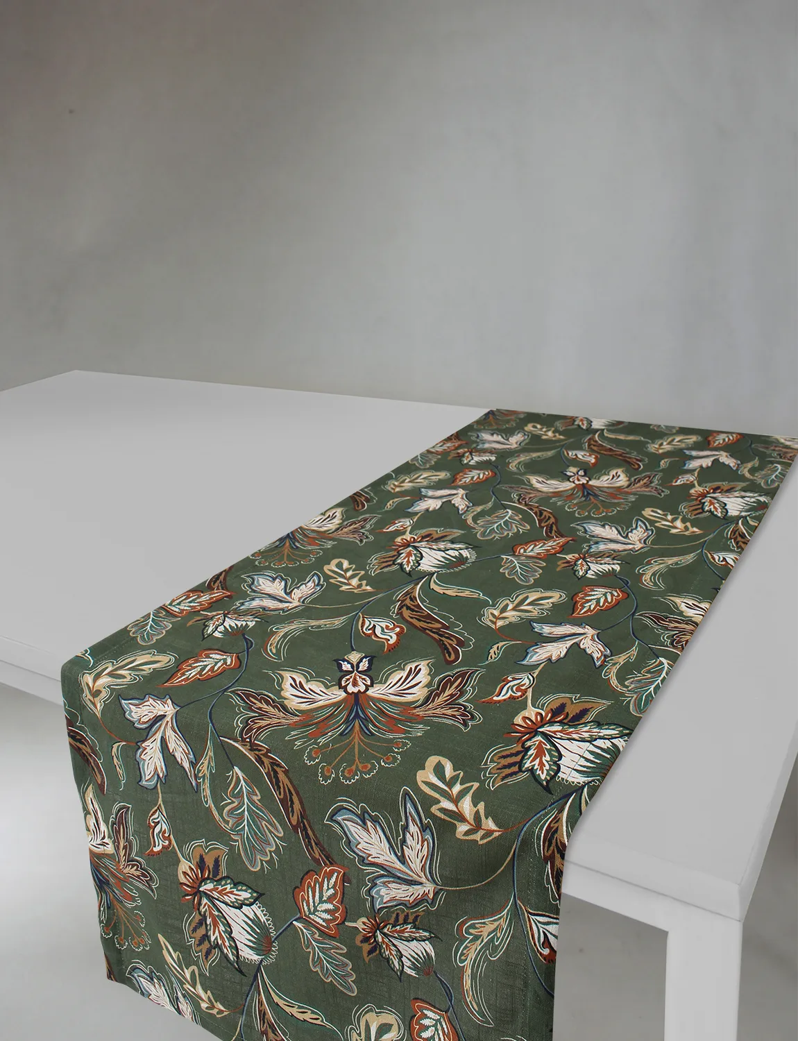 Løpere - Dagny (grønn) (Størrelse: 40 x 140 cm)