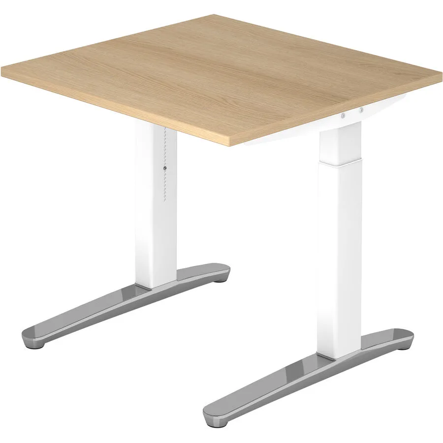 Schreibtisch Office eiche Holzwerkstoff B 80 T 80 cm