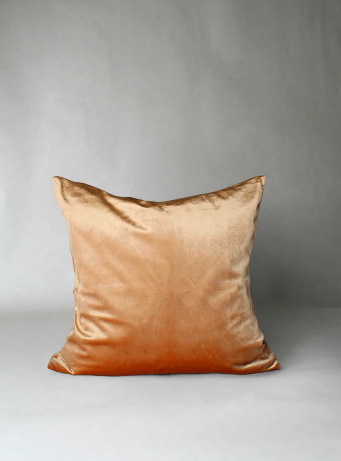 Putetrekk - Fløyelsputer Marlyn (apricot) (Størrelse: 50 x 50 cm)