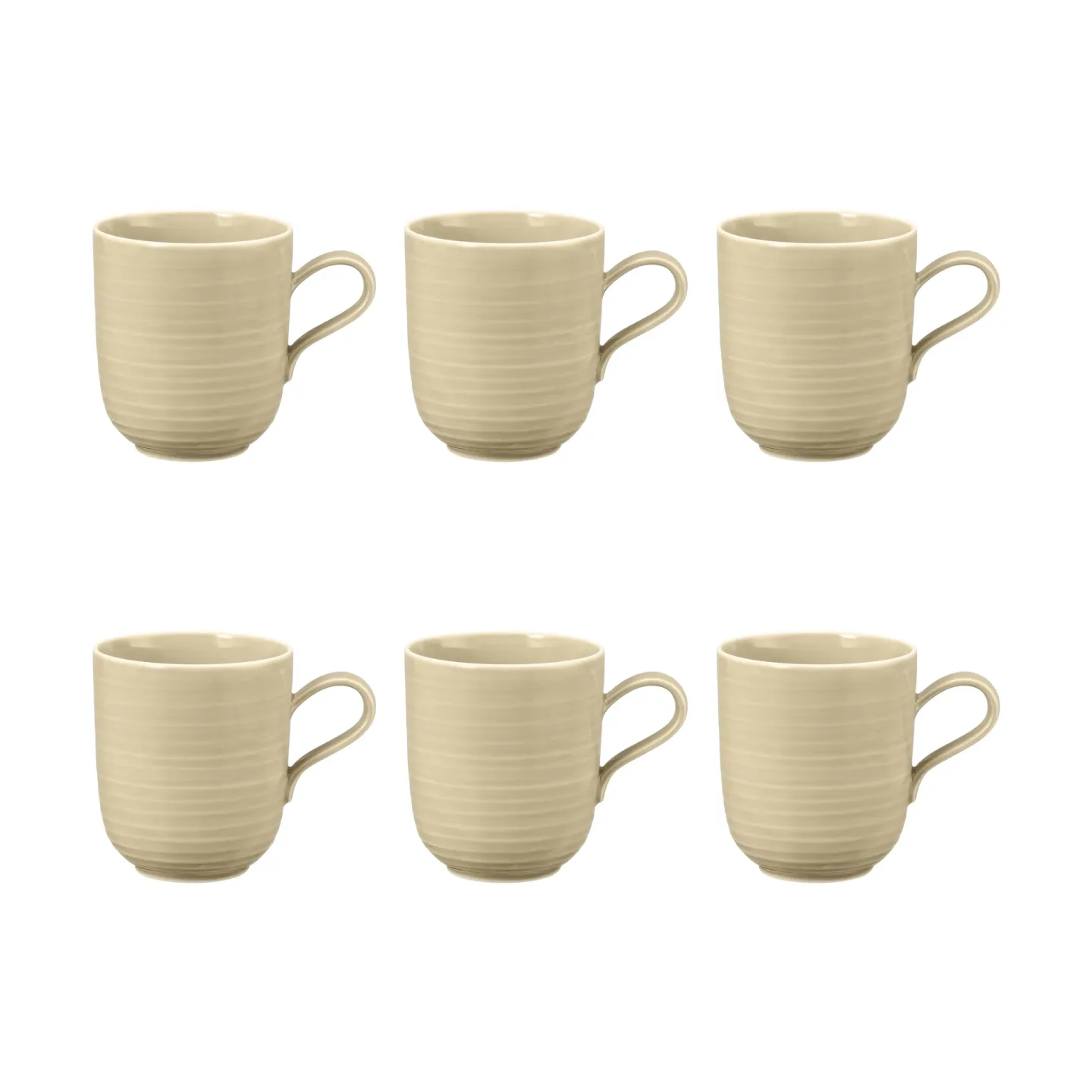 Seltmann Weiden Terra Tasse 40 cl 6er Pack Sand Beige