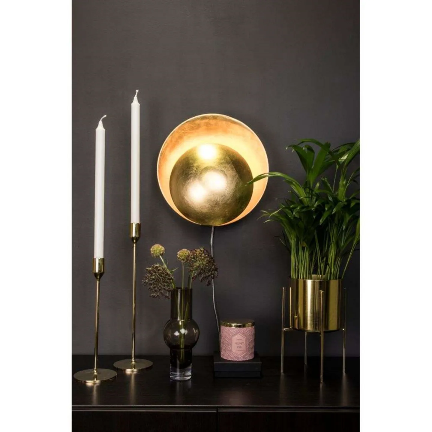 Globen Lighting Orbit vägglampa guld