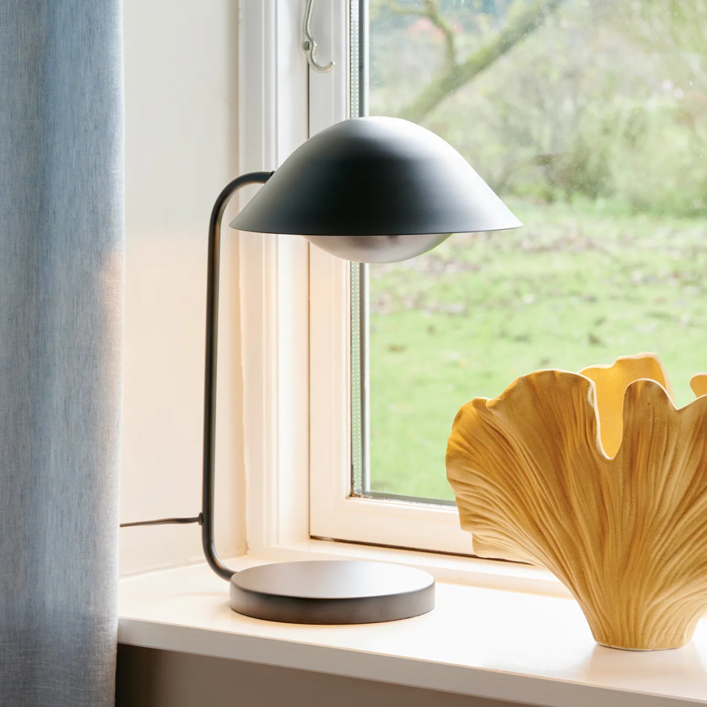 Freya Tischleuchte Black - Nordlux - Wohnzimmer - Metall - Mit Schirm