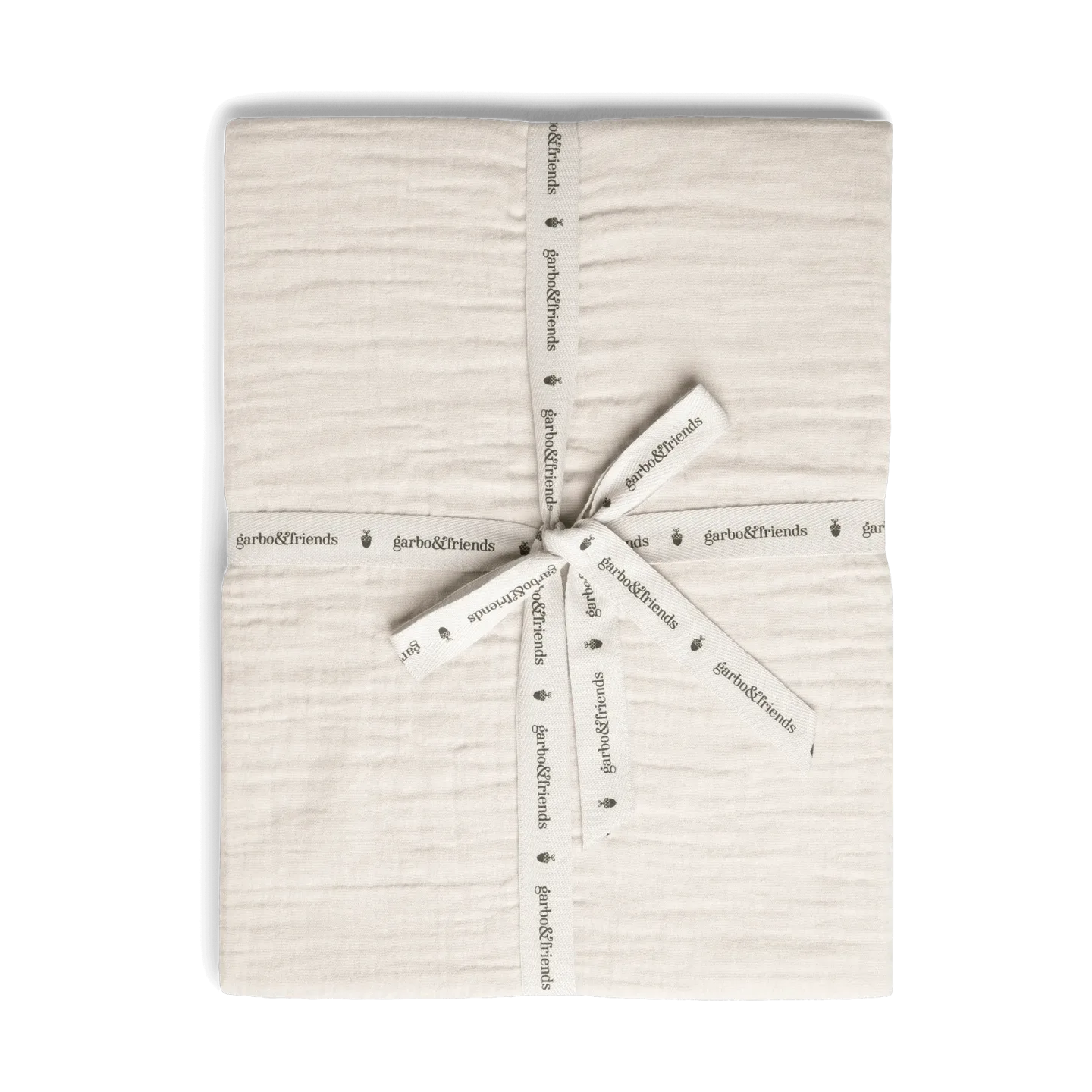 Garbo&Friends Eggshell Muslin Spannbettlaken 70x140x20 cm